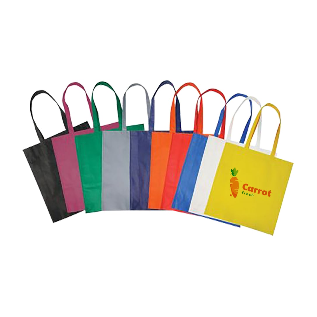 Non Woven Long Handle Bag with V Gusset