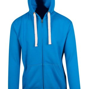 Mens Brushed Heavy Zip Fleece Hoodie
