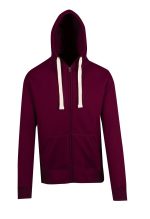 Mens Brushed Heavy Zip Fleece Hoodie