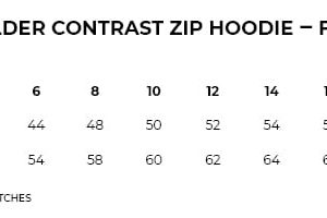 Womens/Juniors Shoulder Contrast ZIP Hoodie