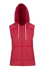 Womens/Junior Heather SLEEVELESS ZIP Hoodies - Greatness Range