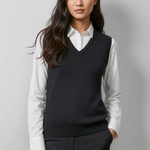 Womens V-Neck Knit Vest