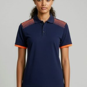 Womens Galaxy Short Sleeve Polo