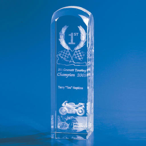 3D Crystal Dome Top Tower (200mm