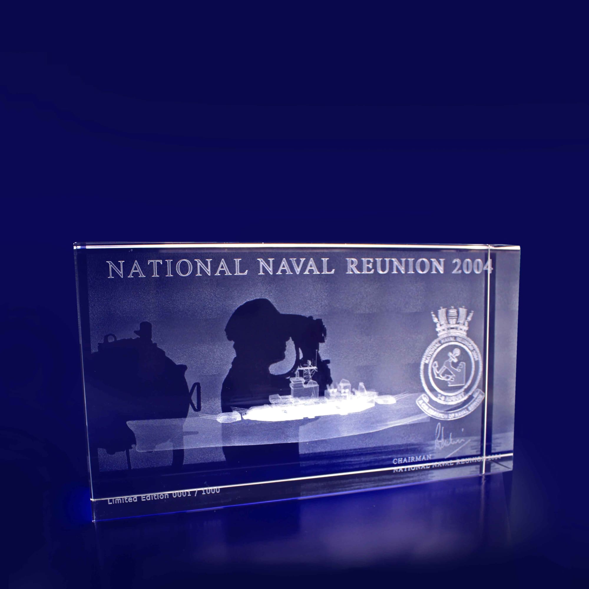 3D Crystal Rectangle Thin Large (200mm)