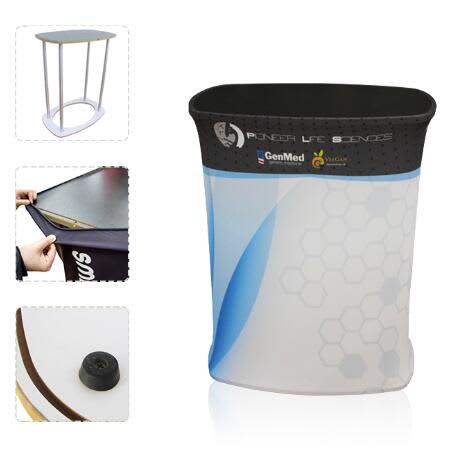 Stretch Fabric Promotion Table 800 x 500 x 1000mm