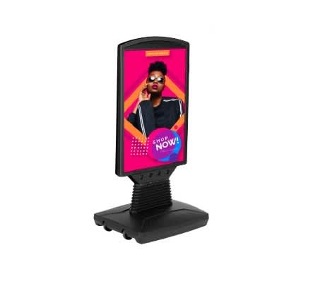 Signage Stand with Spring, Water Base and Corflute