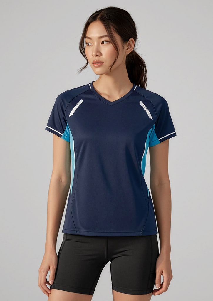 t701ls_talent_navy_sky_silver_01_r_0w4htcz.jpg Womens Renegade Short Sleeve Tee