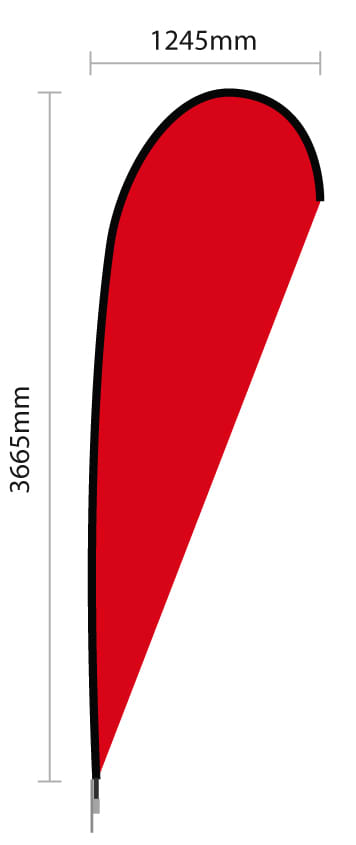 Large Double Sided Tear Banner Skin Only