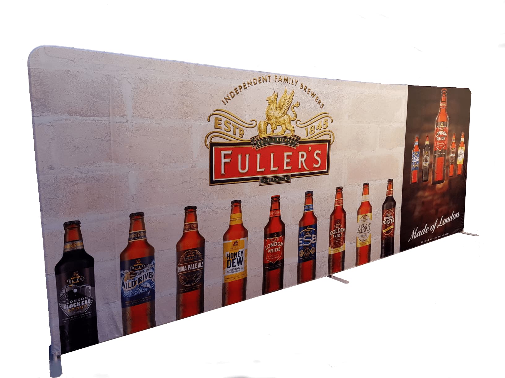 Stretch Fabric Display / Tension Fabric Display Straight Frame 5940mm x 2210mm (20ft)