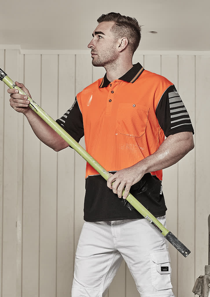zh236_talent_01_zvfkus4.jpg Mens Hi Vis Zone Short Sleeve Polo