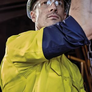 Mens Closed Front Long Sleeve Shirt