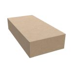 A plain brown rectangular box with no markings, designed for packaging products.