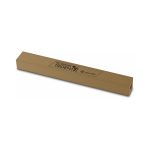 A rectangular brown box containing the Trident 2 Eco Charge Cable made from RPET, featuring a logo.