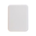 An LED Compact Mirror in a sleek, rectangular design with rounded edges and a smooth white finish.