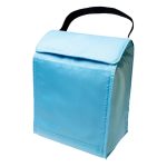 A blue Sumo Cooler Lunch Bag with a flap closure and a black carrying strap.