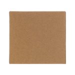 A brown cardboard box, square in shape, suitable for packaging products.