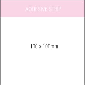 Stuk Note Pad 100x100White 4 Col 50 Leaf