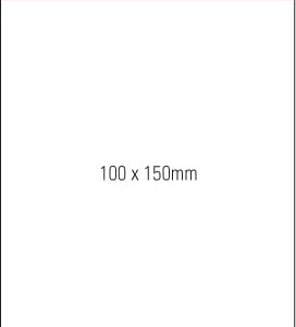 Stuk Note Pad 100x150 White 4 col 100 Leaf