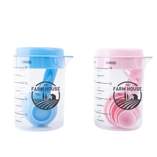 7 Pcs Plastic Measuring Cups And Spoons Set 7 Pcs Plastic Measuring Cups And Spoons Set