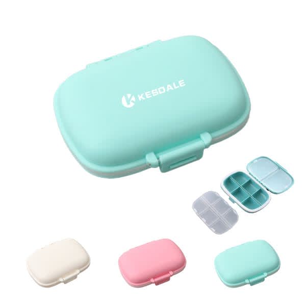 Wheat Straw Portable Pill Storage Case Wheat Straw Portable Pill Storage Case