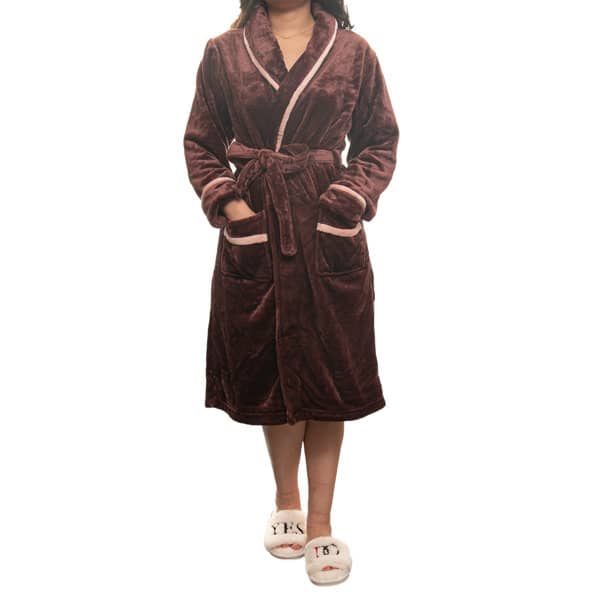 Promo Lapel Flannel Robe Promo Lapel Flannel Robe