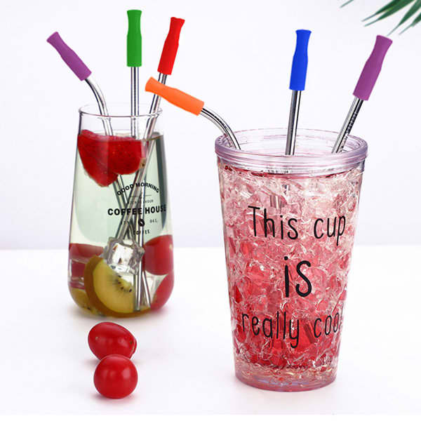 Stainless Steel Straw Set With Pouch Stainless Steel Straw Set With Pouch