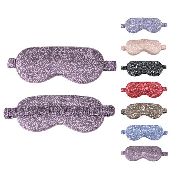 Polka Dot Print Silk Eye Mask Polka Dot Print Silk Eye Mask