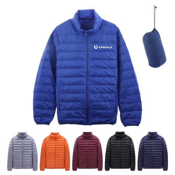 Men's Packable Light Stand Collar Down Jacket Men's Packable Light Stand Collar Down Jacket