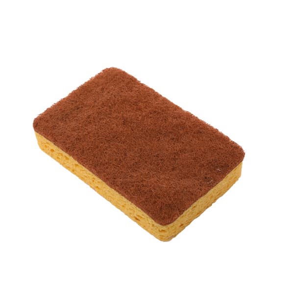 Clean Sponge With Palm Fiber Scrubber Clean Sponge With Palm Fiber Scrubber