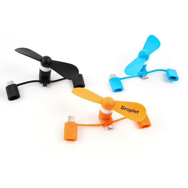 3 In 1 USB Mini Fan For Phone Computer 3 In 1 USB Mini Fan For Phone Computer