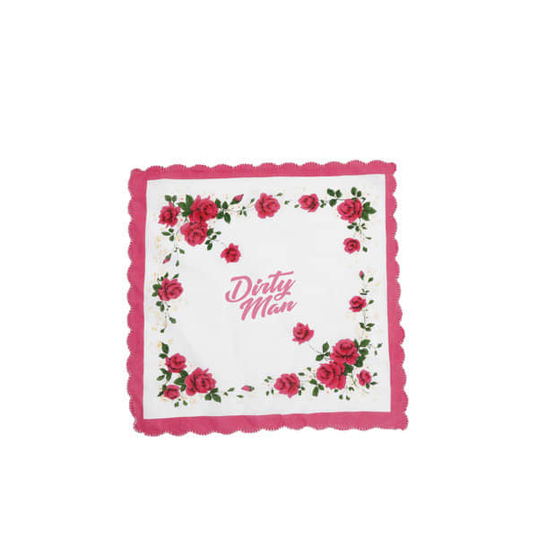 Heat Transfer Vintage Floral Cotton Handkerchief Heat Transfer Vintage Floral Cotton Handkerchief