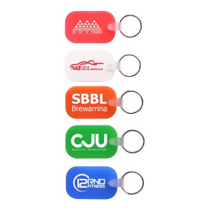 Oblong Durasoft Keyring