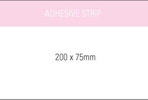 Stuk Note Pad 200x75 White 4col 40 Leaf