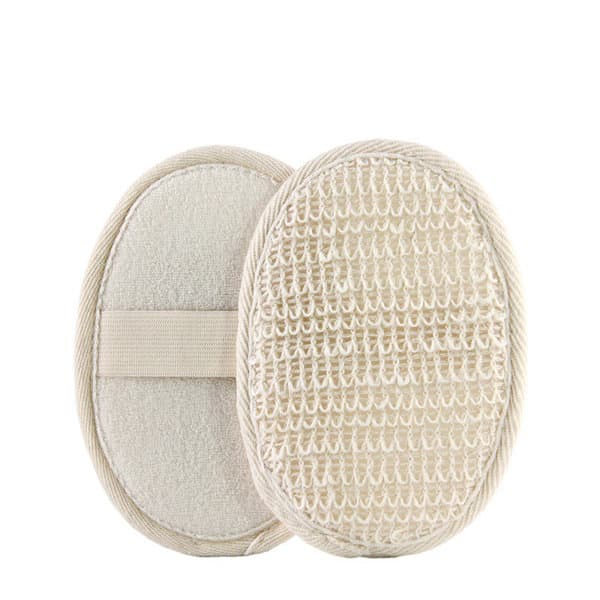 Natural Cotton Linen Bath Sponge Pad Natural Cotton Linen Bath Sponge Pad