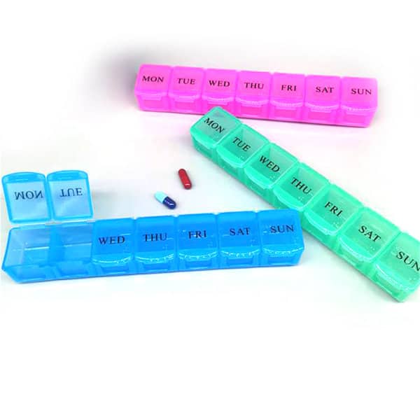 7 Day Pill Dispenser Tablet Box Organizer 7 Day Pill Dispenser Tablet Box Organizer