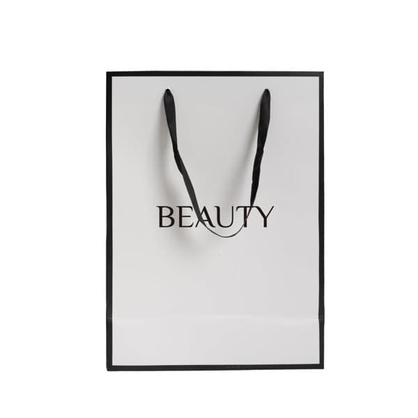 Custom White Cardboard Gift Bag Custom White Cardboard Gift Bag