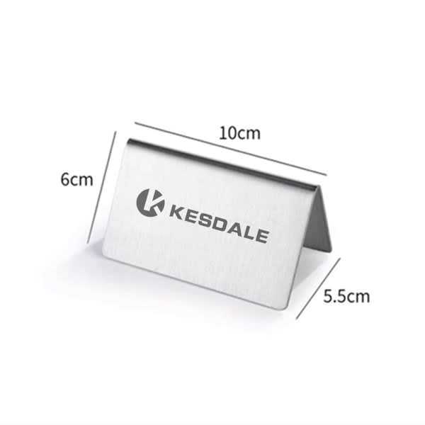 Stainless Steel Reserved Table Sign Stainless Steel Reserved Table Sign