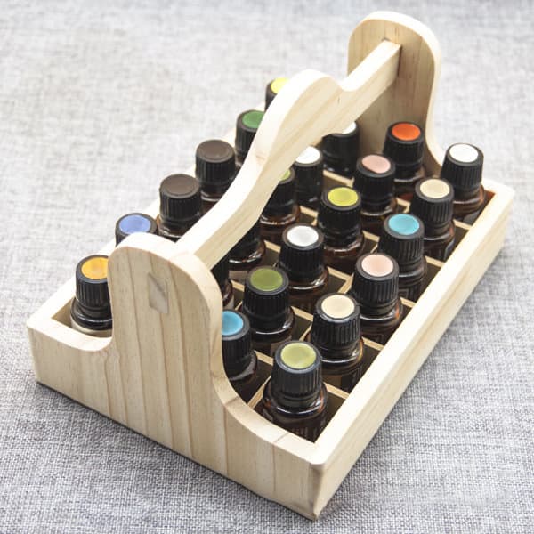 Grid Hand Basket Essential Oil Organizer Grid Hand Basket Essential Oil Organizer