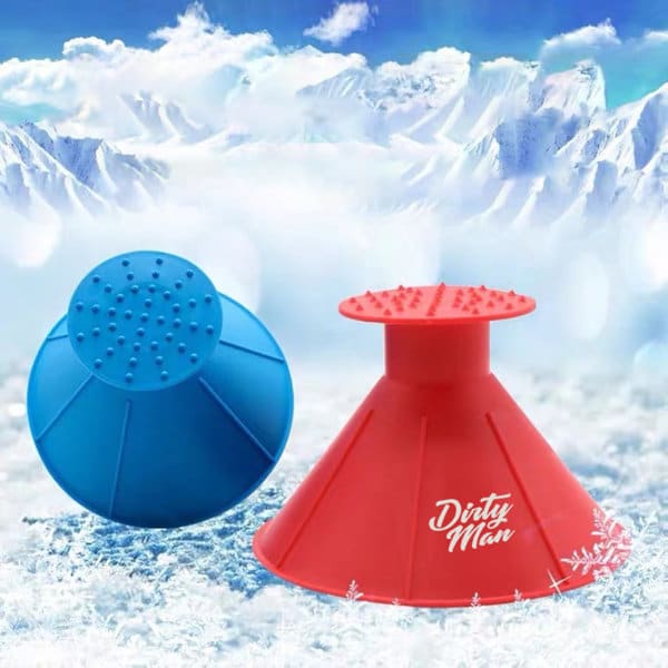 Round Car Windshield Ice Scraper Round Car Windshield Ice Scraper