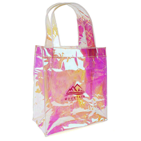Custom Clear PVC Laser Jelly Tote Bag Custom Clear PVC Laser Jelly Tote Bag