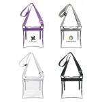 PVC Clear Crossbody Bag With Inner Pouch