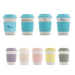 350ML Bamboo Fibre Coffee Cup with Silicone Lid