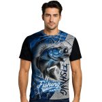 Men's Polyester Spandex Ultra Mesh Sublimated Sun Protection Fishing T-shirt