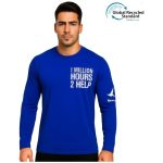 Unisex Adults RPET Milk Silk Sublimated Crew Neck Long Sleeves Shirt