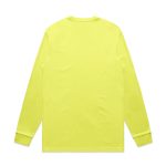 A long-sleeve tee in bright yellow with a simple, unbranded design.