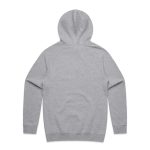 A grey hoodie featuring a spacious hood and long sleeves, with a simple design and no visible branding.