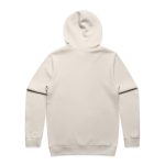 A beige hoodie with a hood and long sleeves. The back is plain with no visible logos or text.