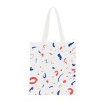 170gsm Digital Print Long Handle Cotton Bag