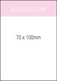 Stuk Note Pad 70x100 White 4col 50 Leaf